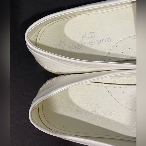 H.B High Brand Flat Slip On Braided Espadrille Shoes Womens Sz 38/US 7 - Picture 6 of 12